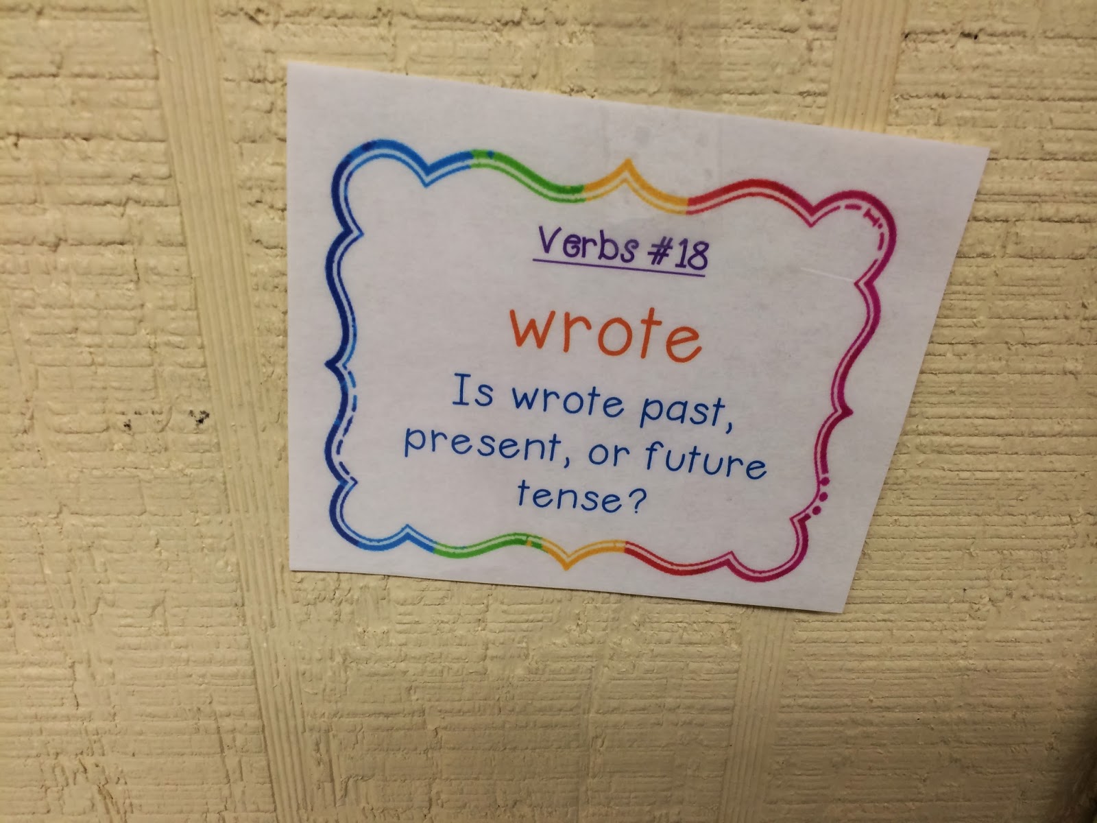 Team J's Second Grade Fun: Learning About Verbs