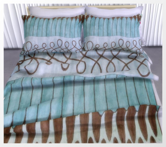 Sims 4 CC's The Best Bed Blankets & Pillows by All 4 Sims