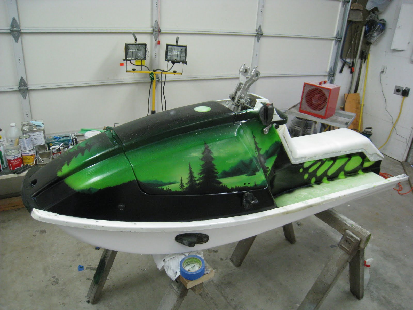 Custom Jetski Project MUST KNOT SLEEP