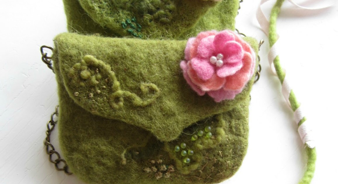Crafts2Cherish Creative Hand Felted Purse Making