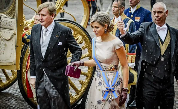 King Willem - Alexander and Queen Maxima of The Netherlands, Prince Constantijn and Princess Laurentien attends the opening of the 2015 Prinsjesdag (Prince's Day)