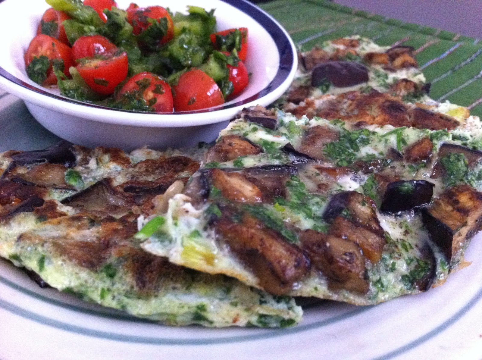 Skinny Simple Recipes Eggplant Frittata