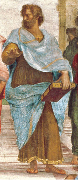 Aristóteles Escola de Atenas