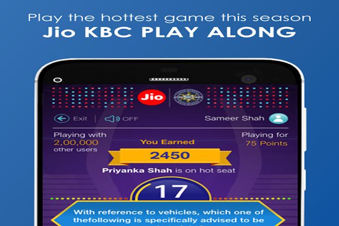 Jio KBC Kaun Banega Crorepati play mobile game