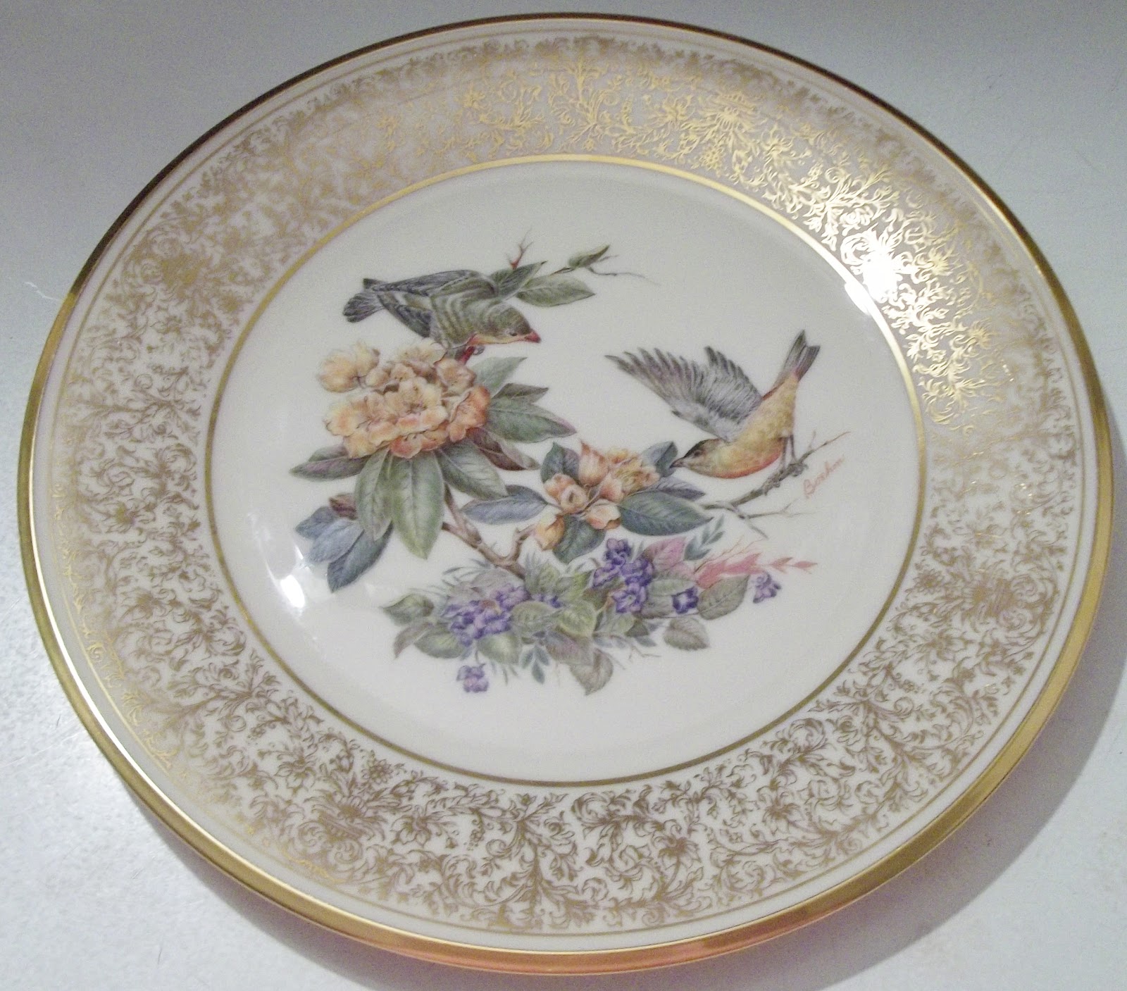 Lenox Collector 1971 Lenox Boehm Bird Plate