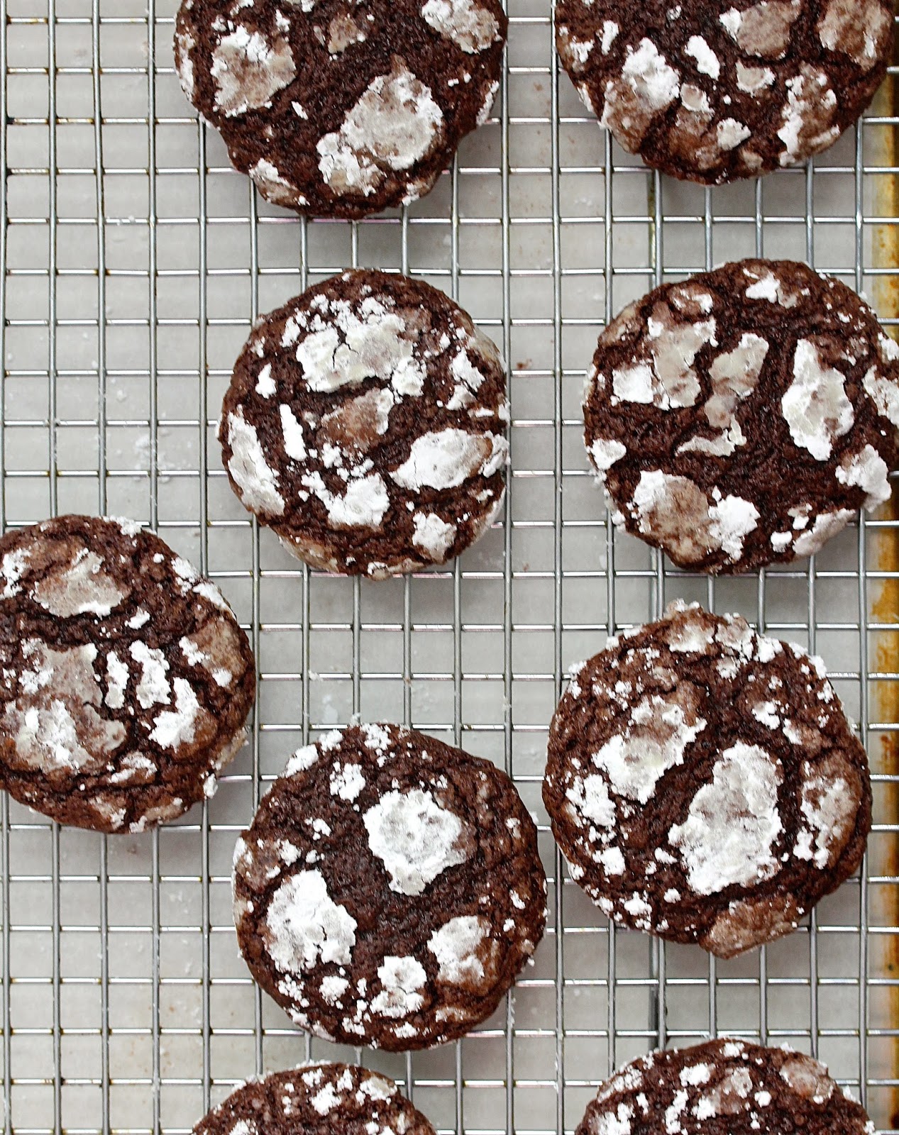 Chocolate Brownie Crackle Cookies Karen's Kitchen Stories