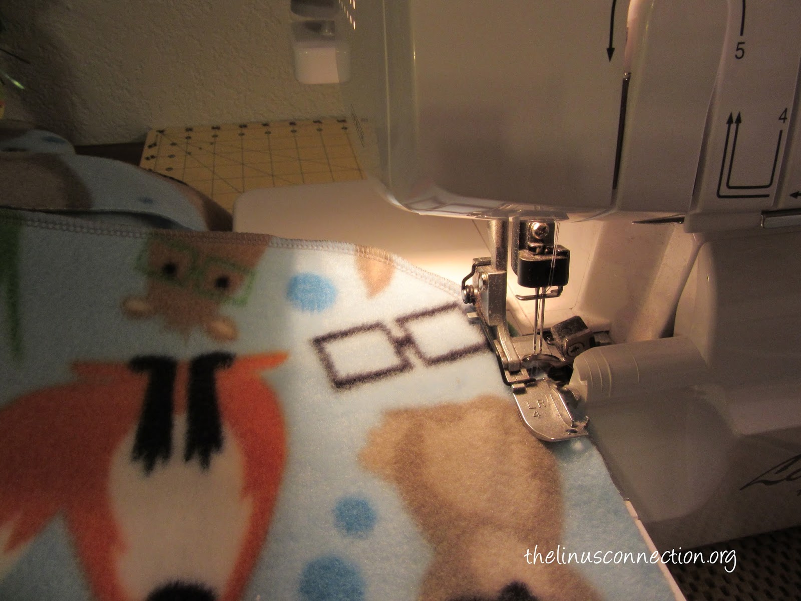 The Linus Connection Two Ways to Make a Single Layer Fleece Blanket