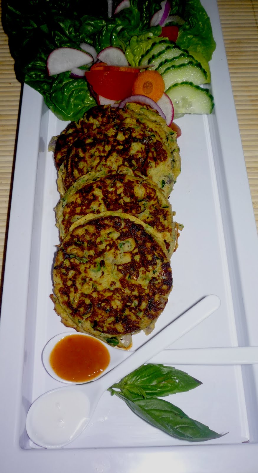 Tastes For Everyday Life Paleo Zucchini Fritters...