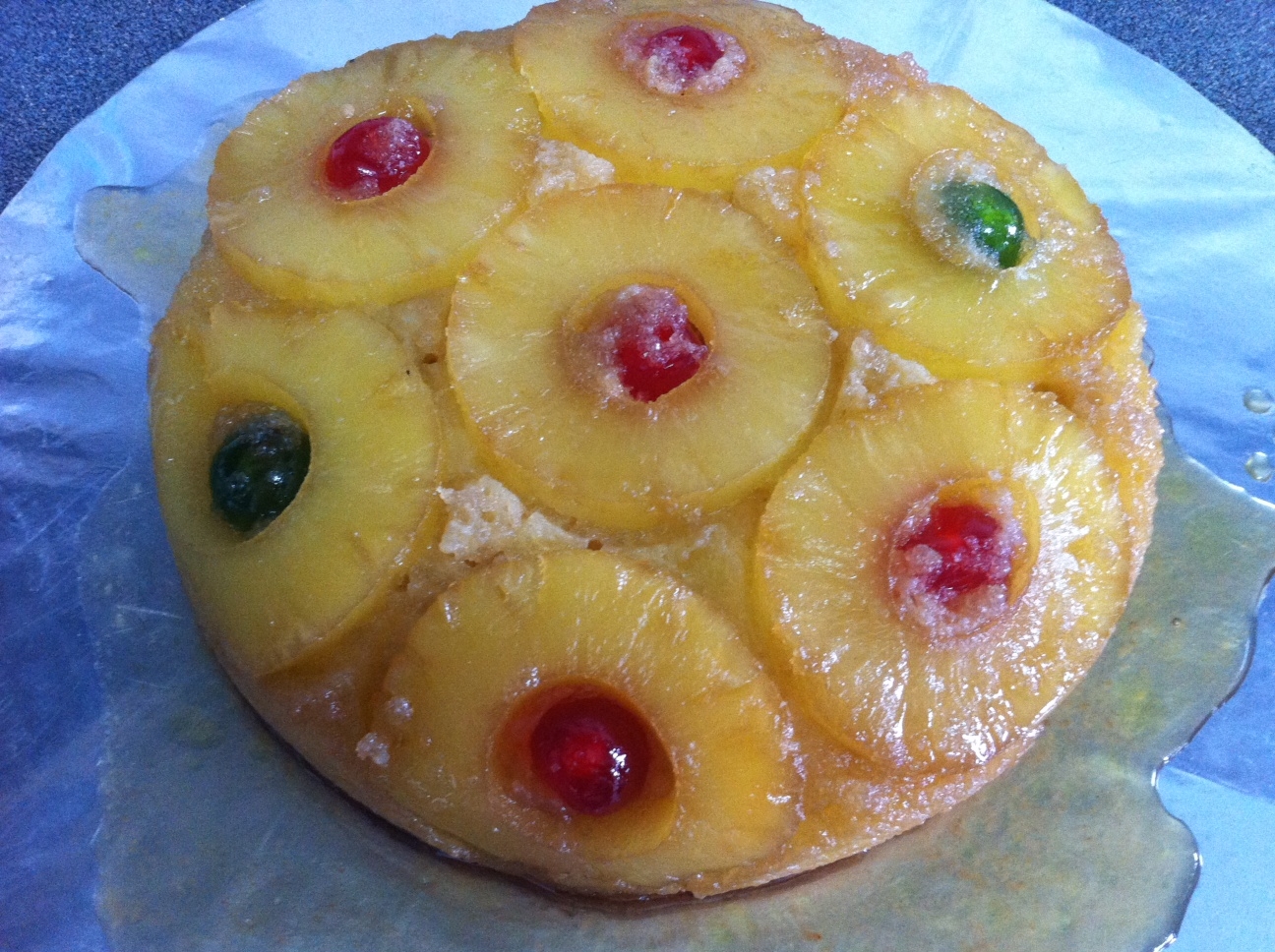 Driving Volvo Soccer Mama Pineapple Upside Down Cake (ala Betty Crocker)