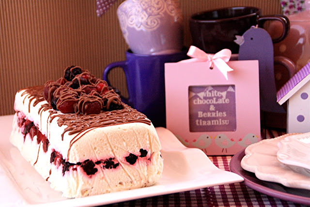 White Chocolate & Berries Tiramisu
