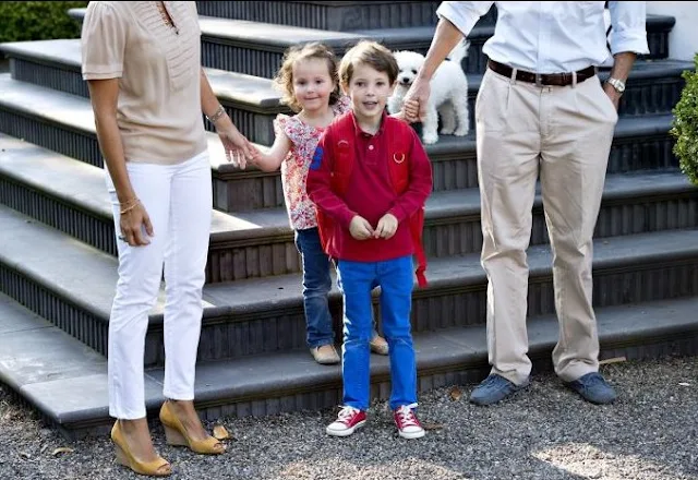 Prince Joachim, Princess Marie and Princess Athena and Prince Henrik