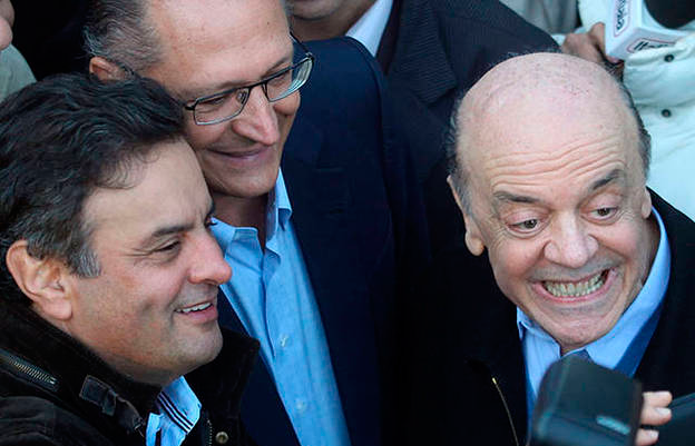 Resultado de imagem para fotos de aecio, alckmin, serra