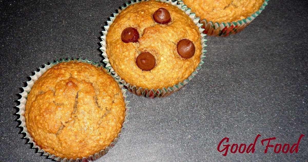 Good Food Eggless Oats Banana Muffins