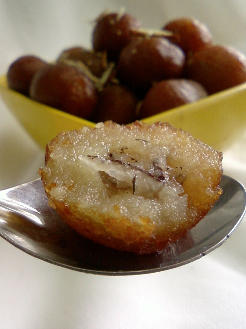 Coconut Stuffed Gulab Jamuns Blend with Spices