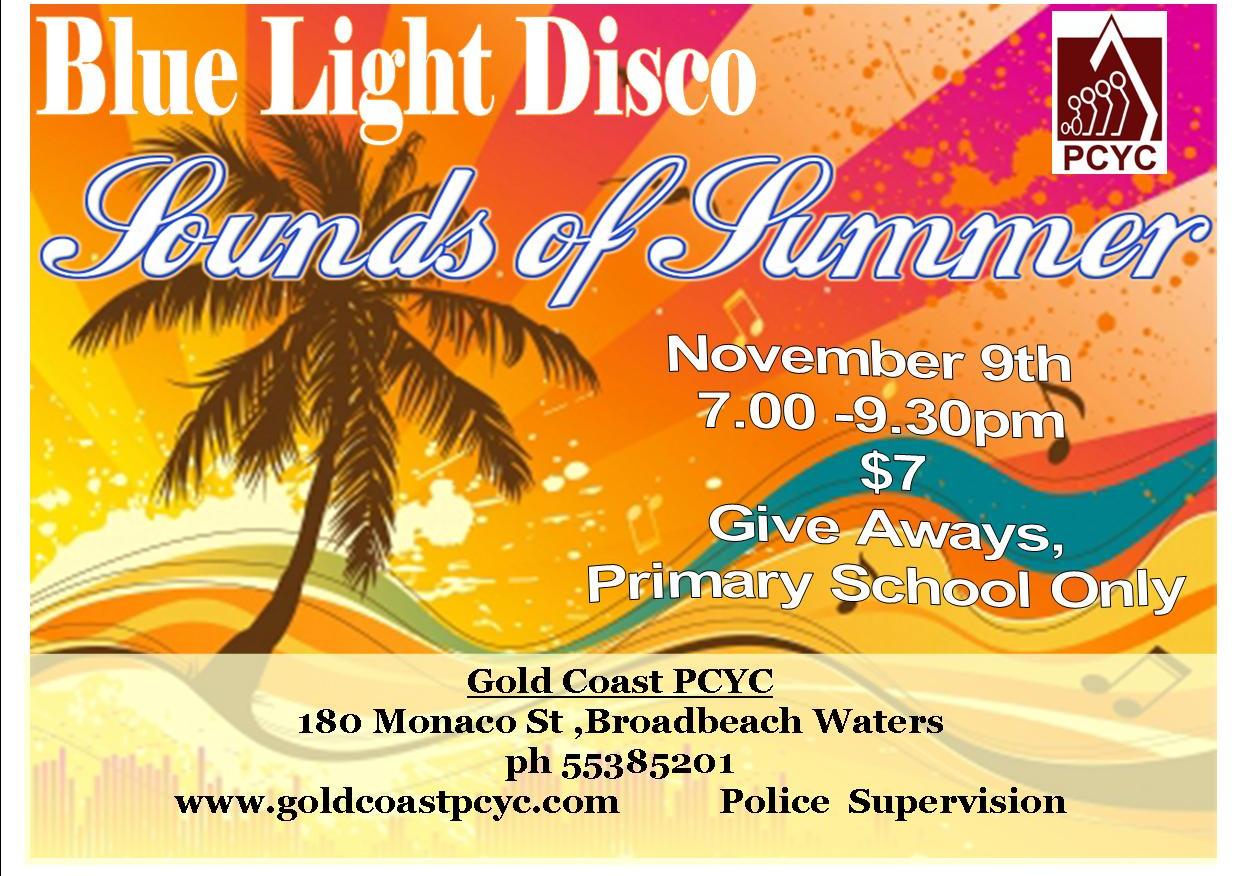 Gold Coast PCYC Blue Light Disco Sounds of Summer