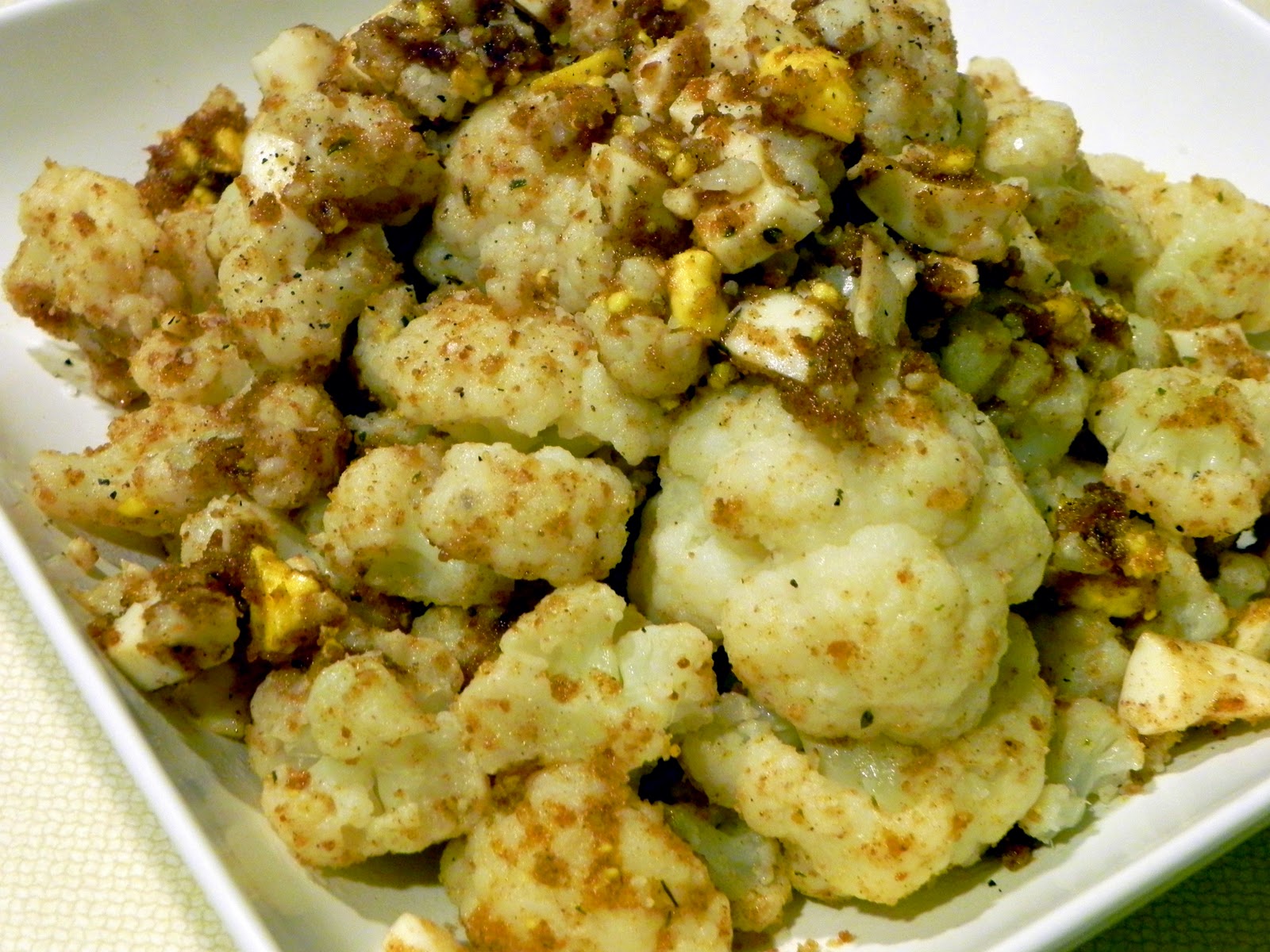 365 Days and 100 Pounds Day 241 Cauliflower Polonaise