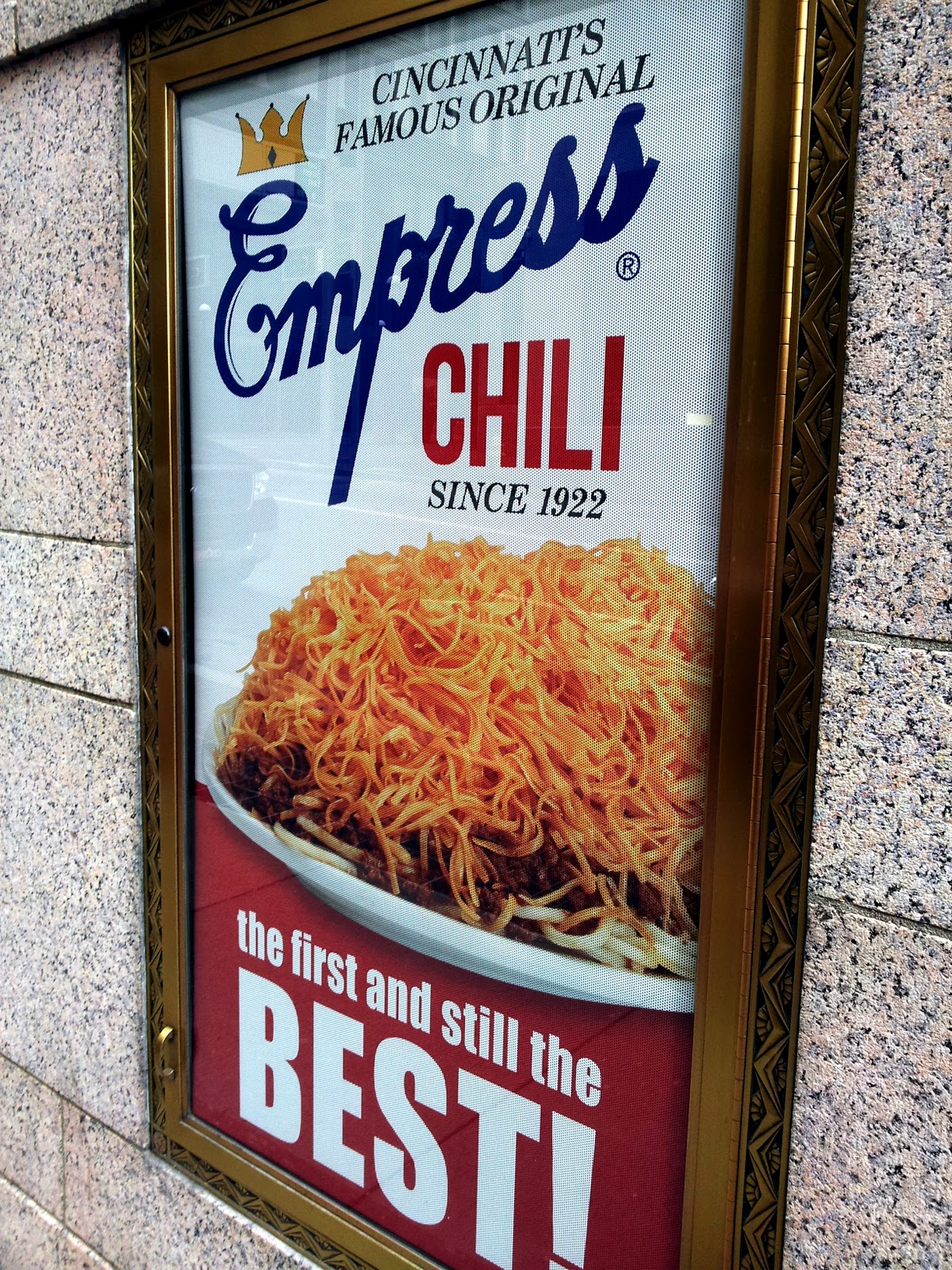Cincinnati Coney Quest Empress Chili Downtown and other news items