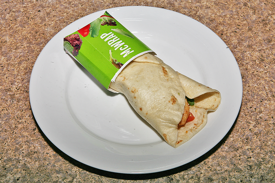 The Shit I Eat McDonald's Grilled Chicken Ranch McWrap