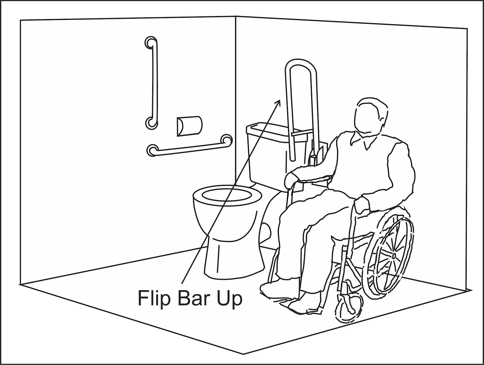 handicap toilet design