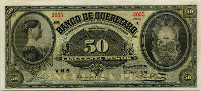 50 Mexican Pesos banknote currency