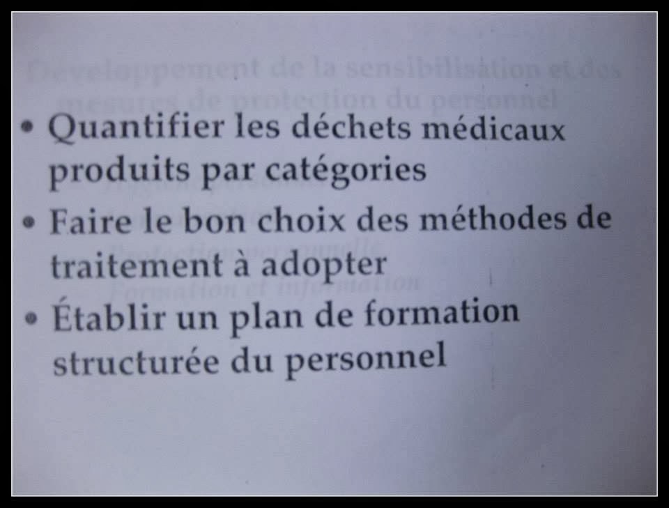 GESTION DES DECHETS