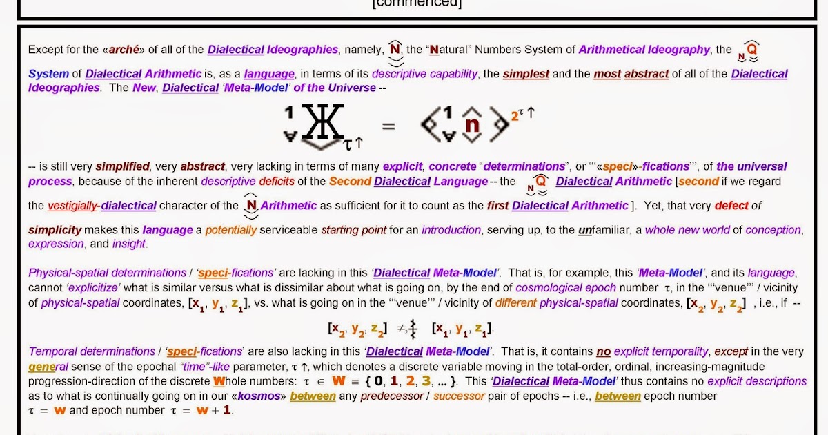 F E D Dialectics Relative Abstractness And Simplicity Of The