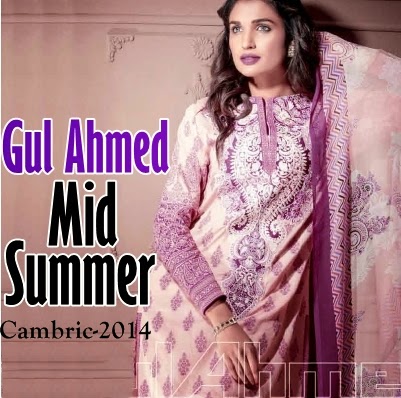 Gul Ahmed midsummer Cambric 2014 Gul Ahmed midsummer Cambric 2014
