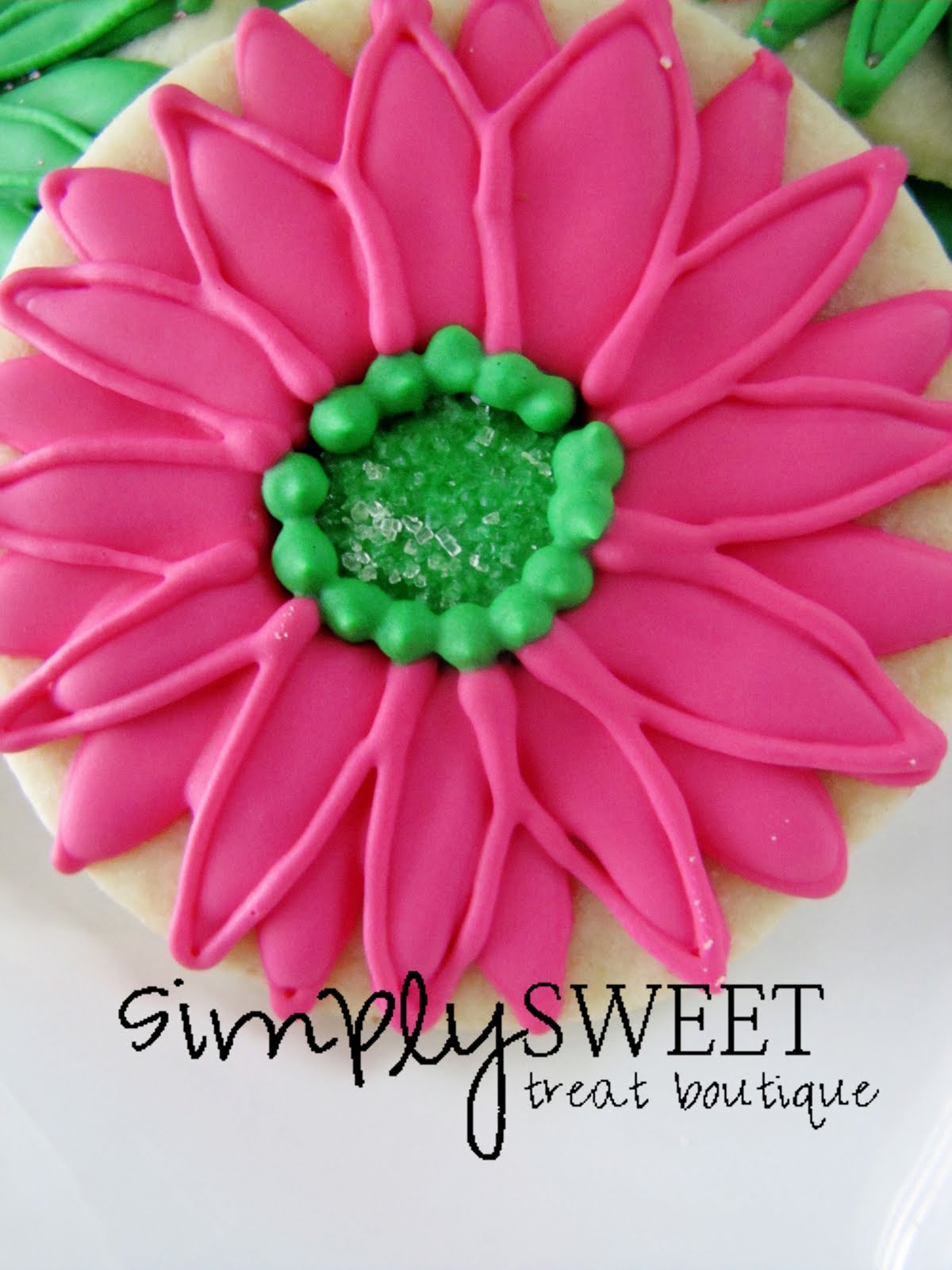 Gerbera Daisy Cookies