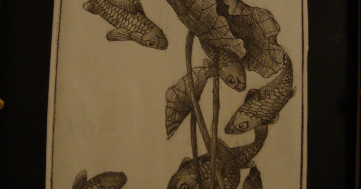 Etched Japanese artworks