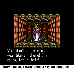 Finally, a princess with an idea I can get behind. Hygiene.