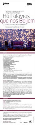 Curso Leitura Poética, técnica vocal Ana Celeste Ferreira