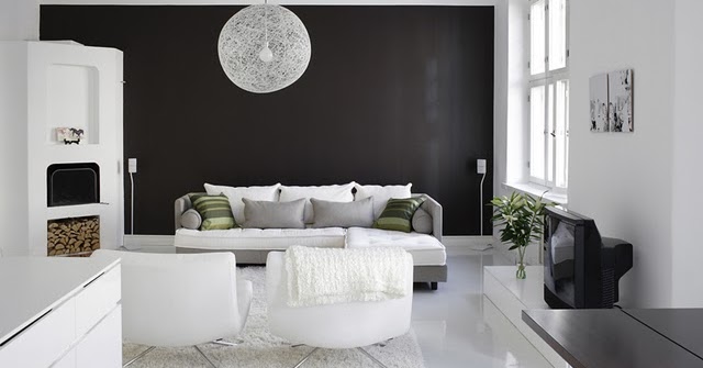 Decorar com Diversão: 12 Salas em Preto e Branco.