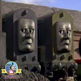 Day of the Diesels toy wooden railway Thomas the train Dodge diesel engine model landscape layout