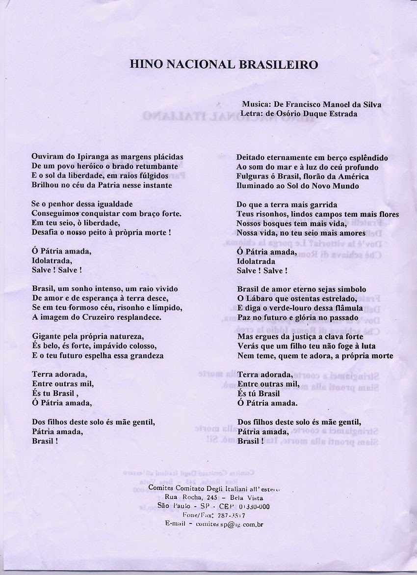 Web Professor Atividades Independência do Brasil + Hinos