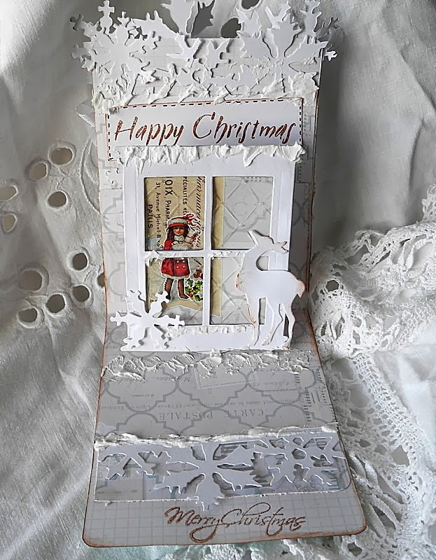 Crafting ideas from Sizzix UK Christmas card