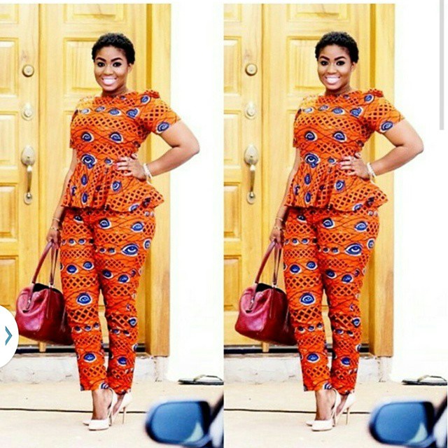 ankara trouser designs for ladies