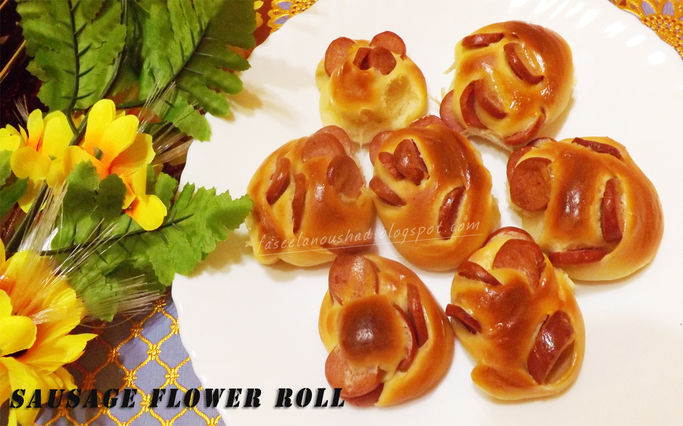 GOOD FOOD ENDS WITH GOOD TALK Sausage Flower Roll