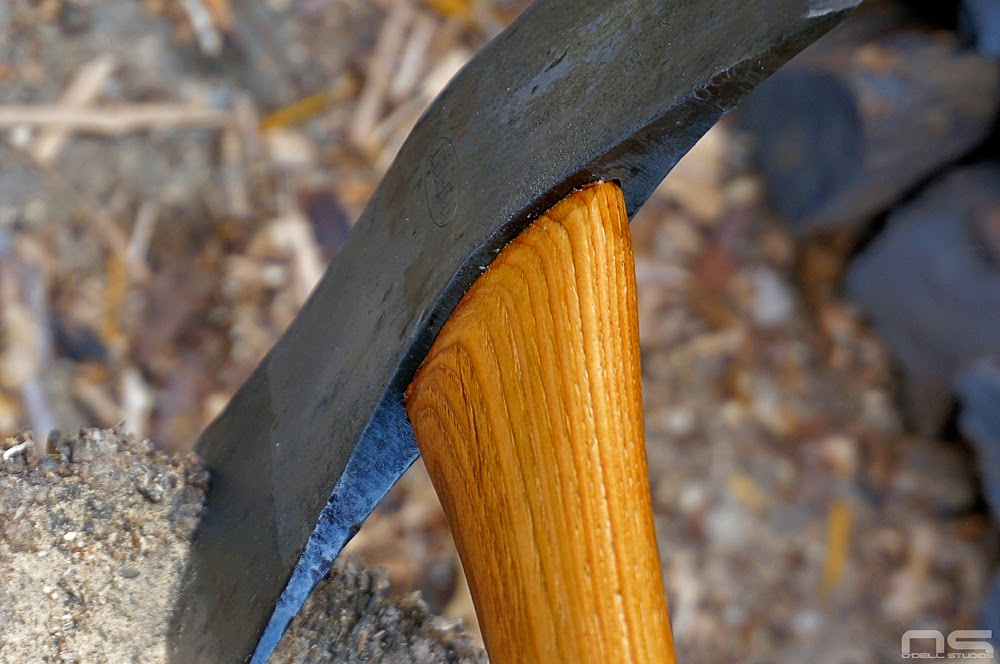 hickory double bit felling axe