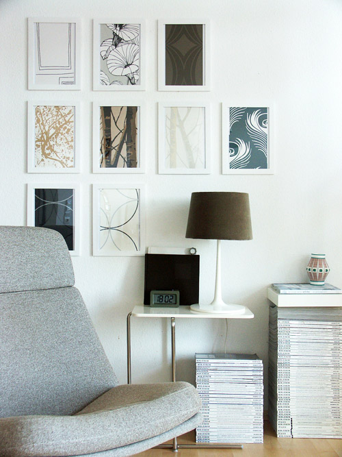 this designers palette.: a picture in a frame.