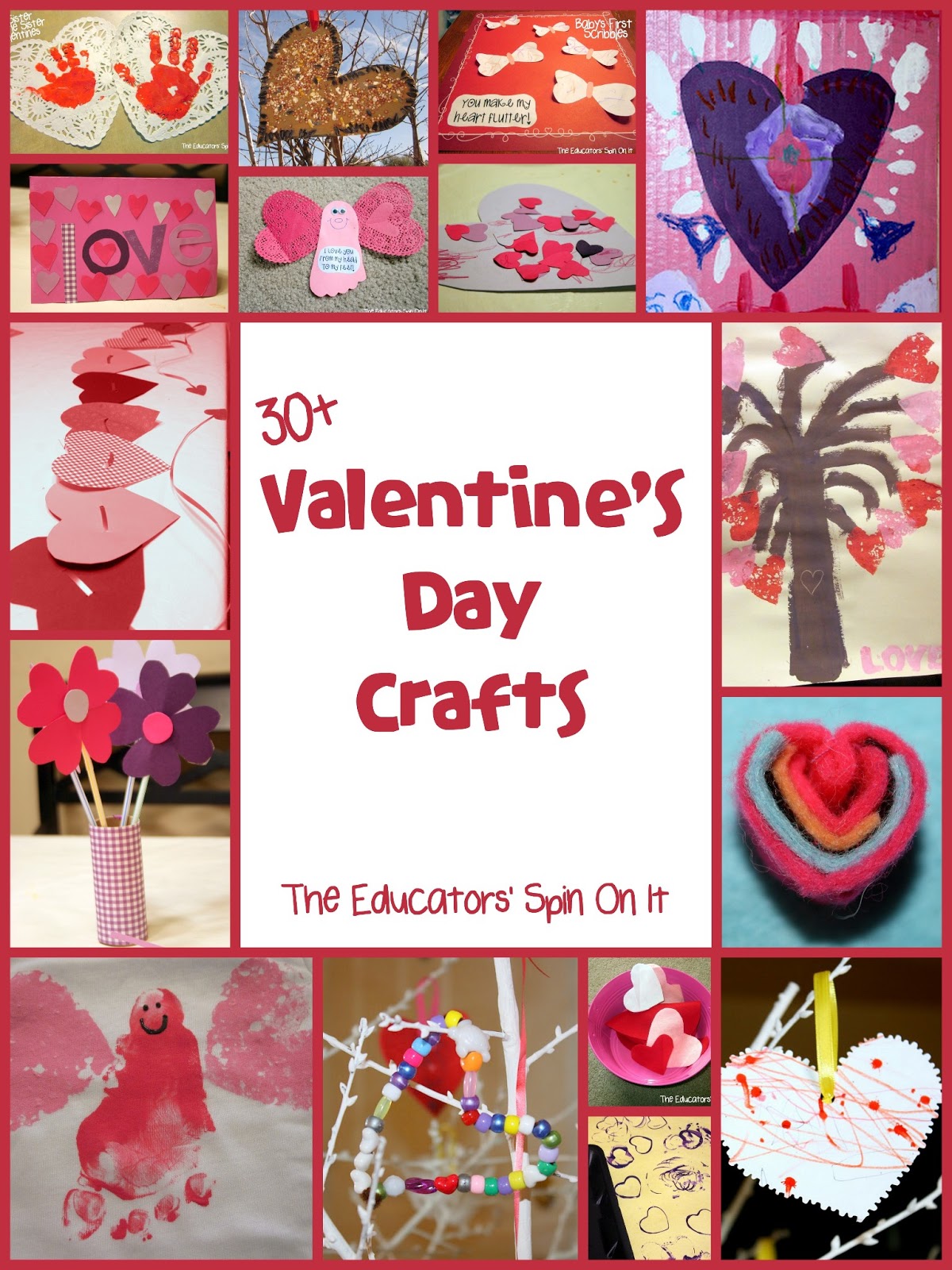 30+ Valentine's Day Crafts and Activities for Kids! - The Educators