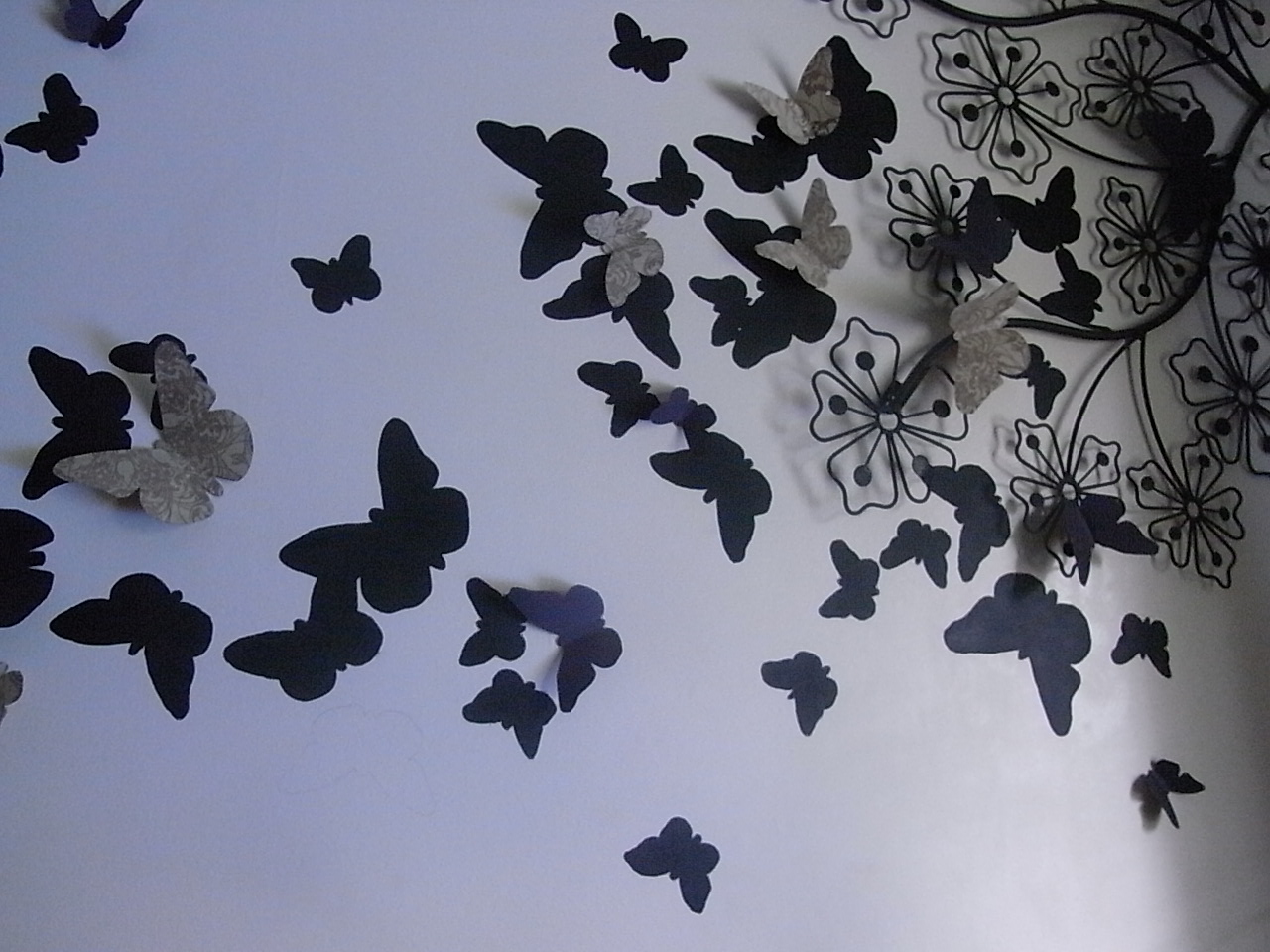 lilcammo93 Butterfly Wall Art DIY How To