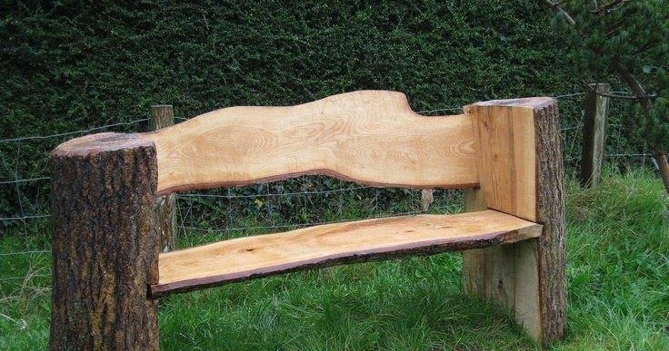 Muebles construidos con troncos de madera | Construccion y Manualidades