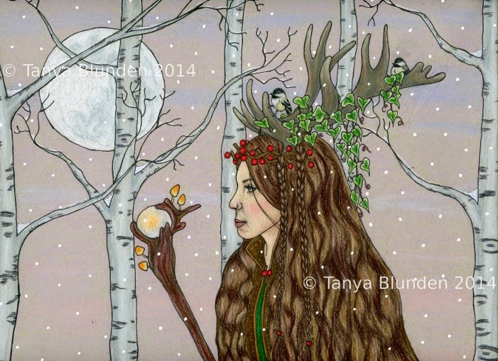 Lady of The Wood by Enchanted Visions Artist, Tanya Blunden