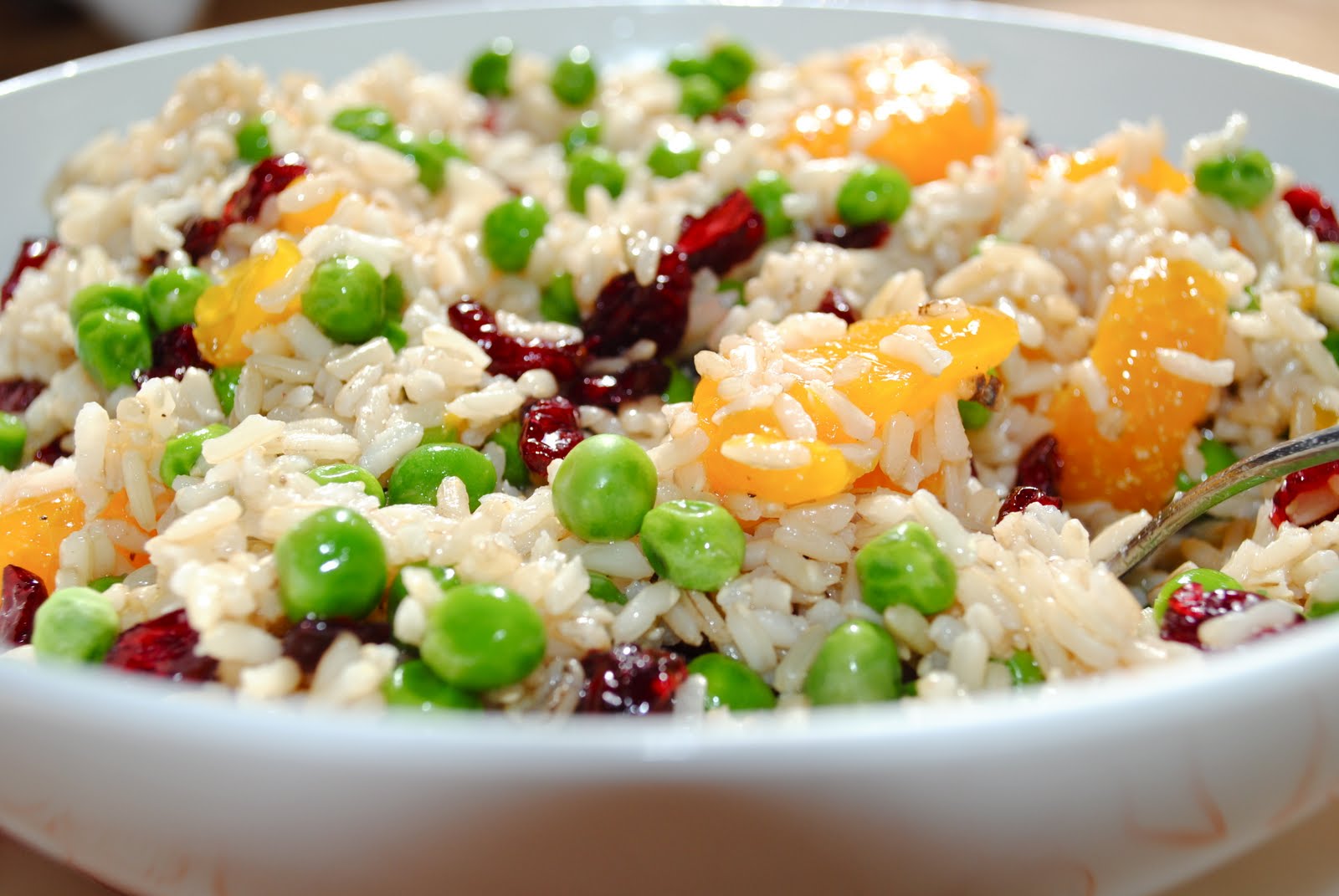 Mandarin Orange and Brown Rice Salad Fit Foodie Finds