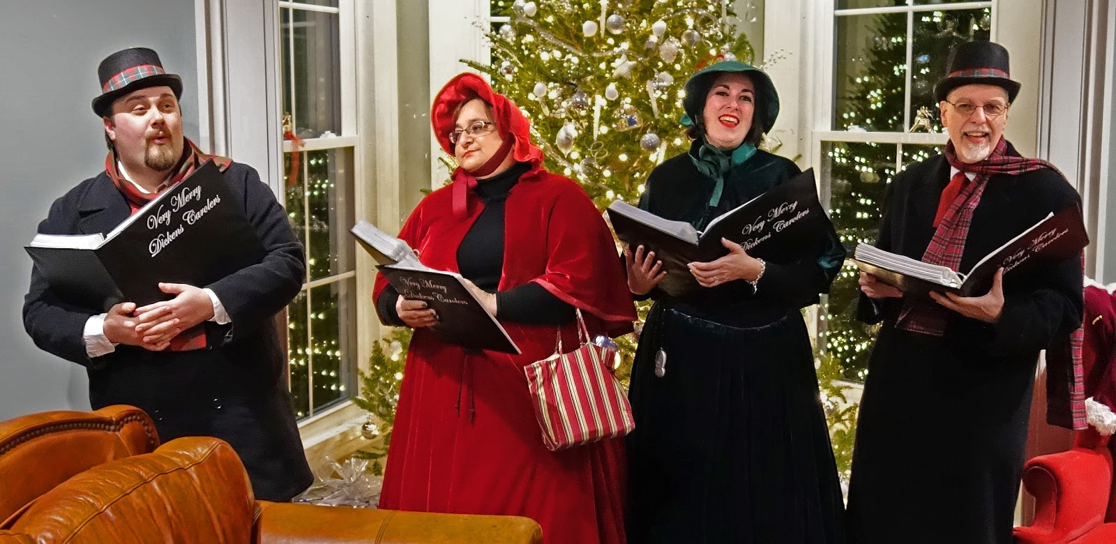 Joe's Retirement Blog Christmas Carolers, Carver, Massachusetts, USA