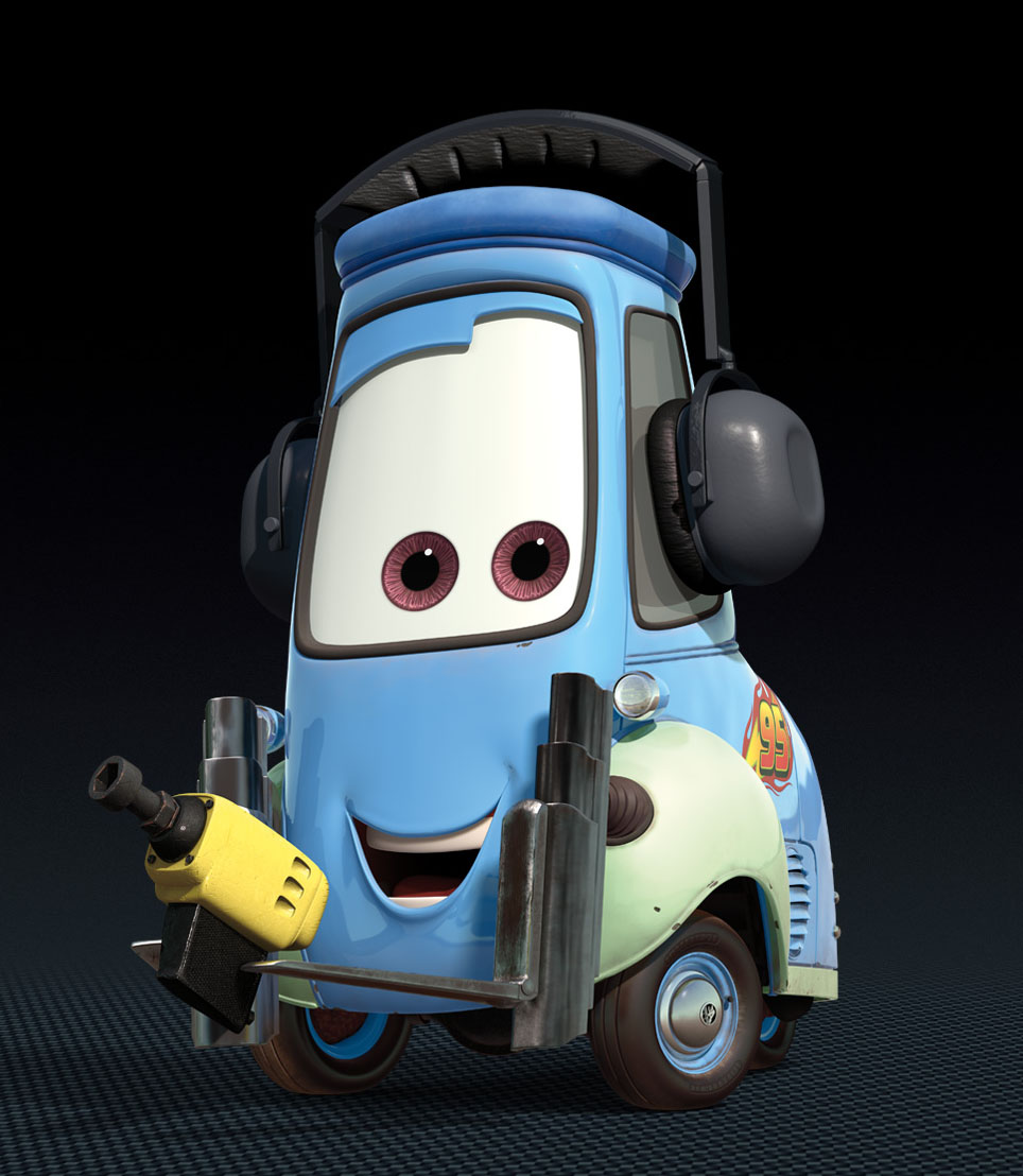 6 Free Disney Cars Cartoon Characters " Guido " Wallpaper