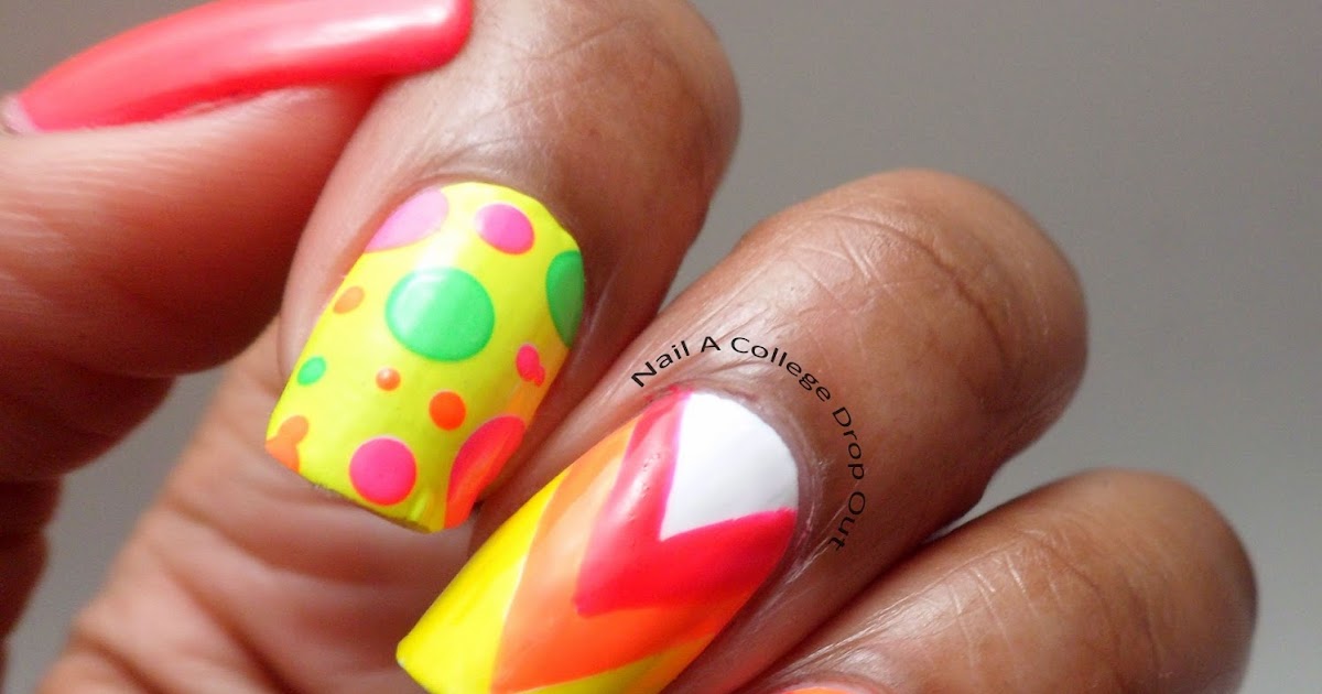9. Neon Nail Art Themes - wide 7