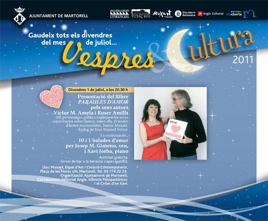 Roser Amills y Victor Amela a Martorell