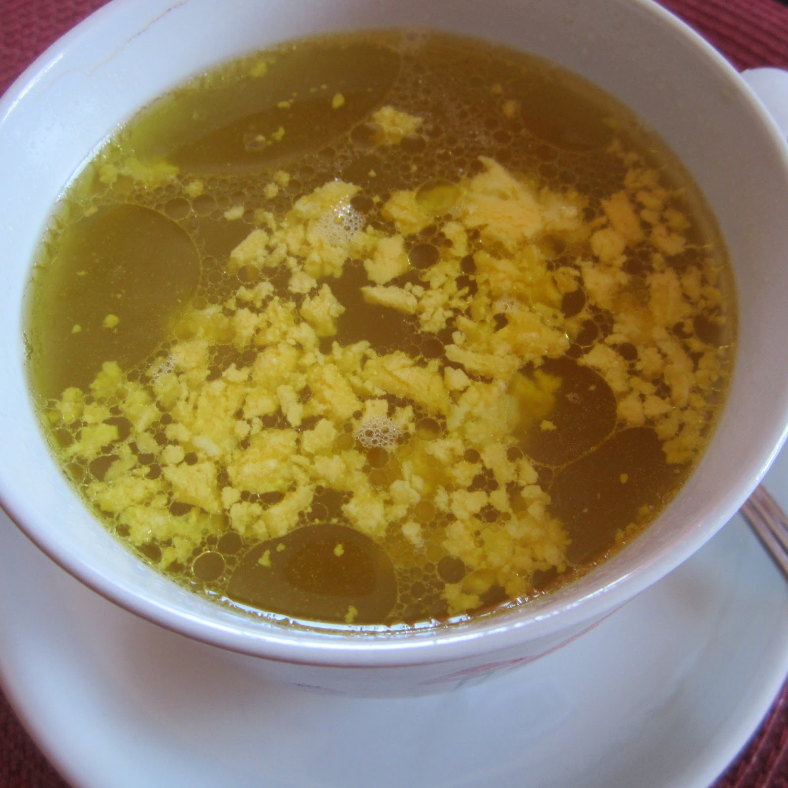 LAS RECETAS DE LA NENA CONSOME DE POLLO