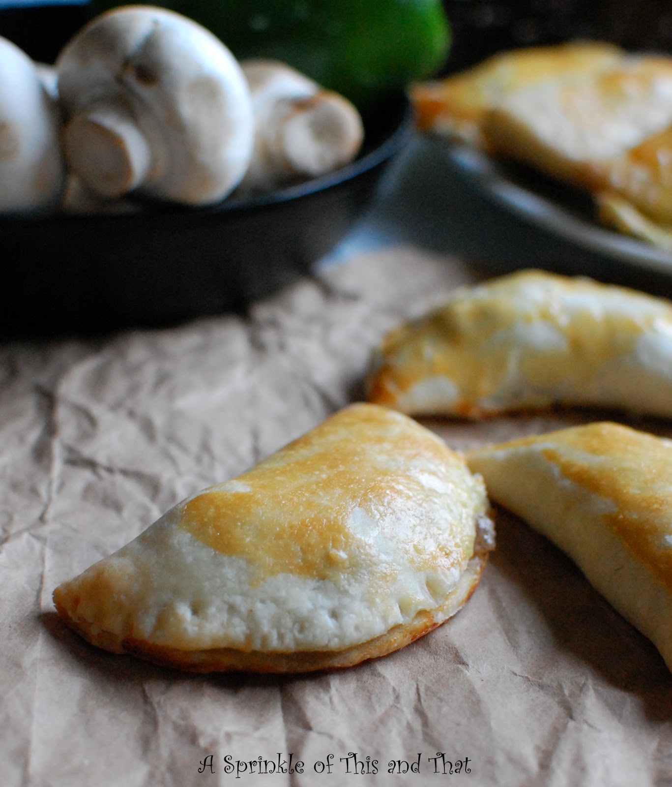 A Sprinkle of This and That Philly Cheesesteak Empanadas